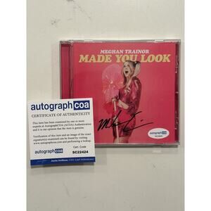 Meghan Trainor Signed CD Made You Look Autographed ACOA